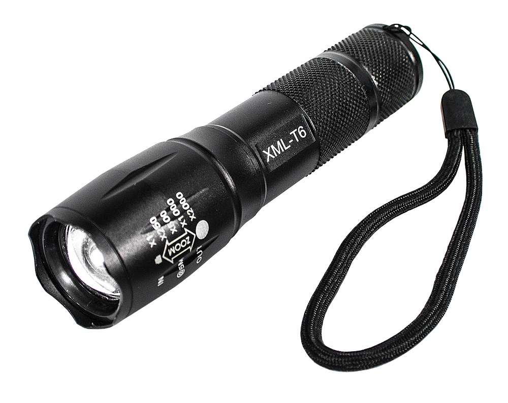 LATARKA LED SZPERACZ XM-L T6 ZOOM