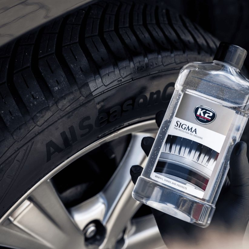 K2 Sigma Dressing Czernidło Do Opon Aplikator Pędzelek Gęste Włosie