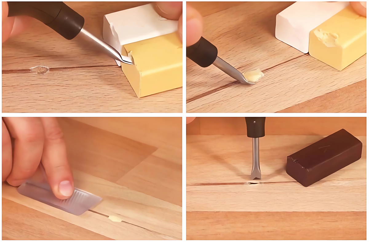 Zestaw do naprawy paneli mebli drewna WOSK NAPRAWCZY RETUSZERSKI