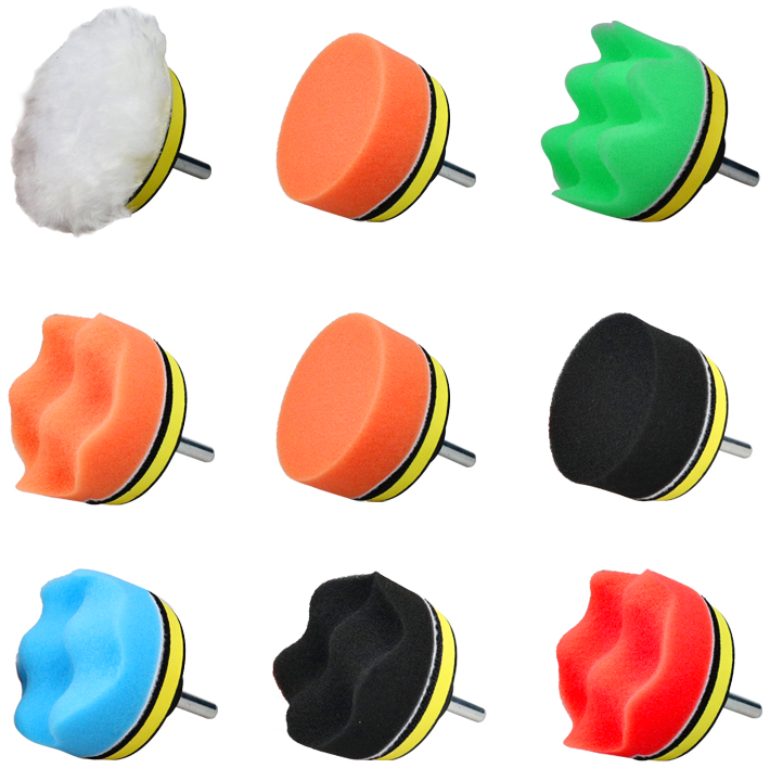 ZESTAW PAST POLERSKICH DO POLEROWANIA LAKIERU MENZERNA + GĄBKI PADY ADAPTER