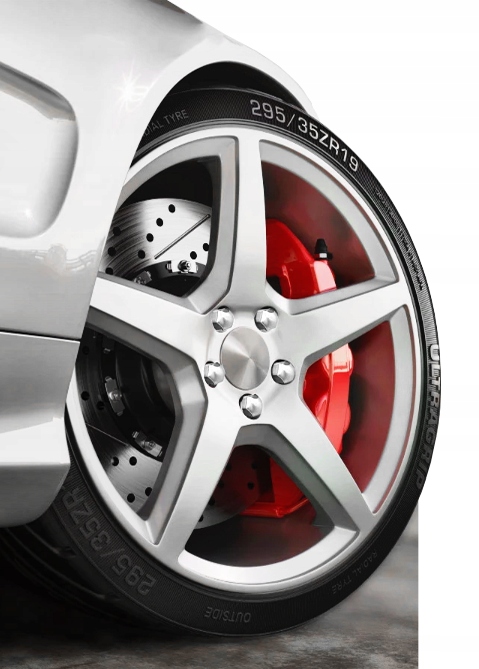 NASADKI NAKŁADKI NA ŚRUBY FELG 21 mm CHROMOWANE