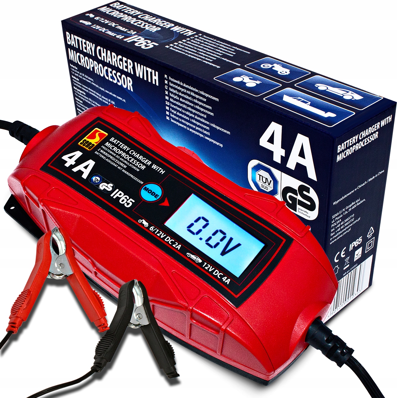 PROSTOWNIK DO AKUMULATORÓW Z MIKROPROCESOREM