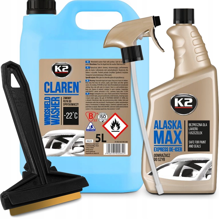 SKROBACZKA MURSKA ODMRAŻACZ K2 ALASKA PŁYN DO SPRYSKIWACZY ZIMOWY 5L -22C