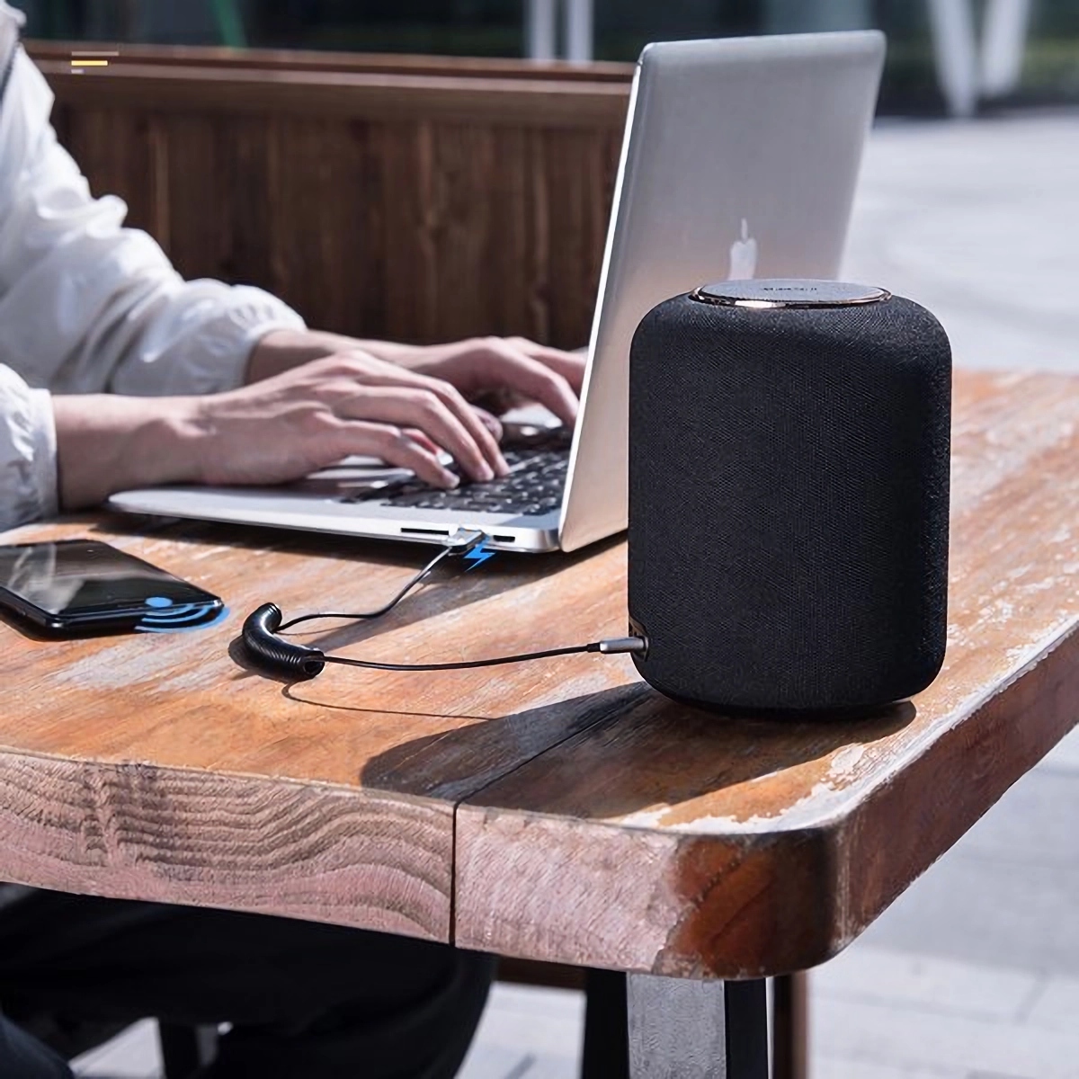 Baseus Transmiter Odbiornik Bluetooth Adapter AUX