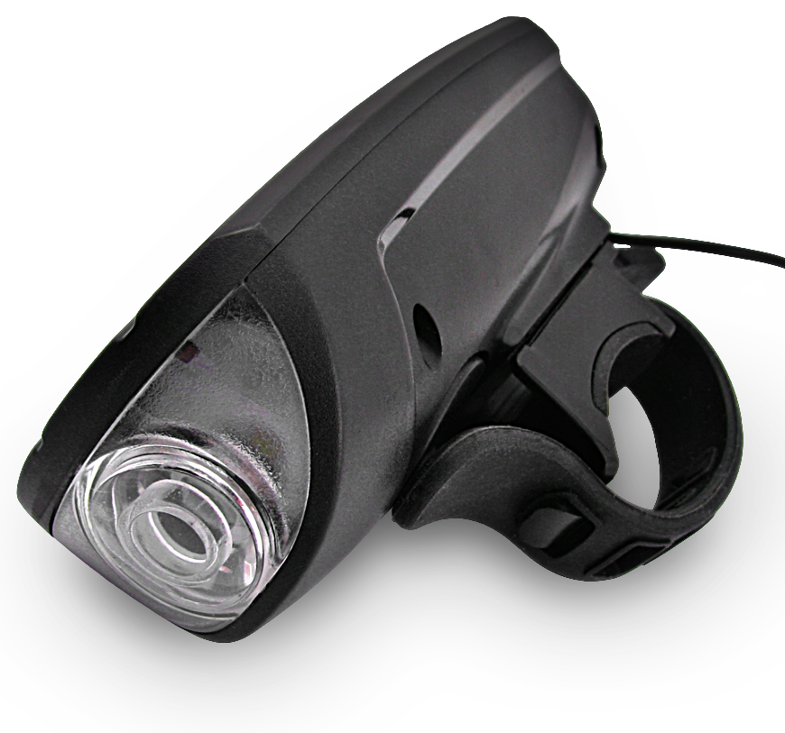 LAMPKA ROWEROW PRZÓD Z KLAKSONEM