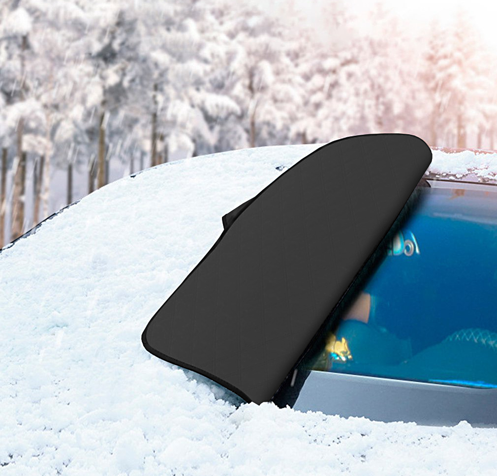 Osłona Antyszronowa Na Szybę Mata 188x80cm Skrobaczka Szczotka 65 Mosiężna