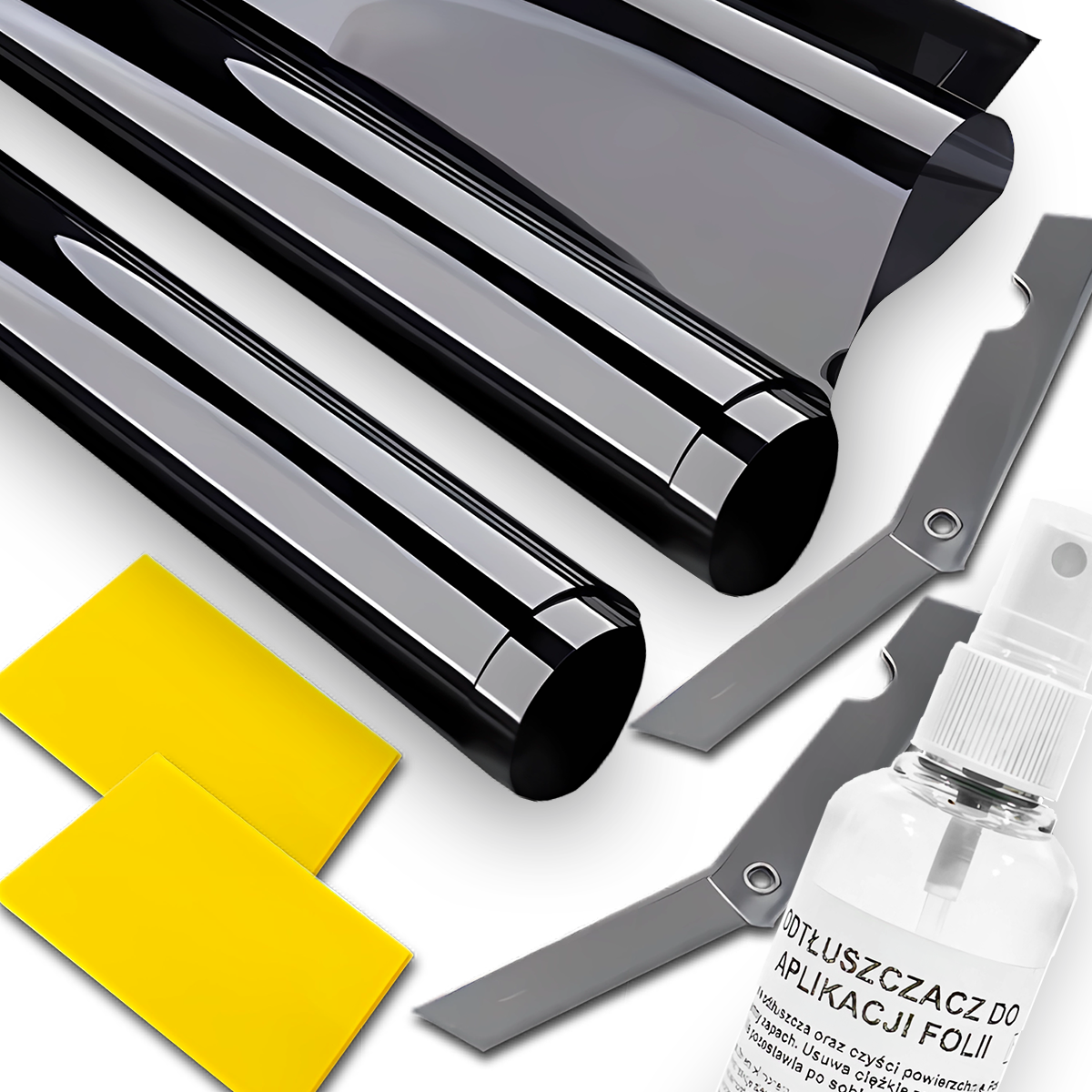 2x FOLIA DO PRZYCIEMNIANIA SZYB 50x300CM 85% PRZYCIEMNIAJĄCA SZYBY SAMOCHÓD