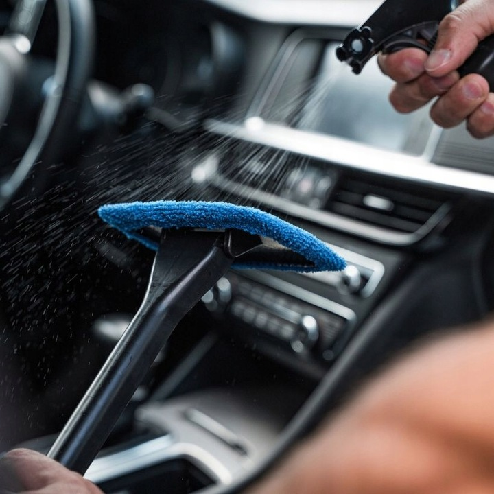 Zestaw Do Mycia Szyb K2 Nuta Pro Glass Cleaner 1L Ścierka Mikrofibra Myjka