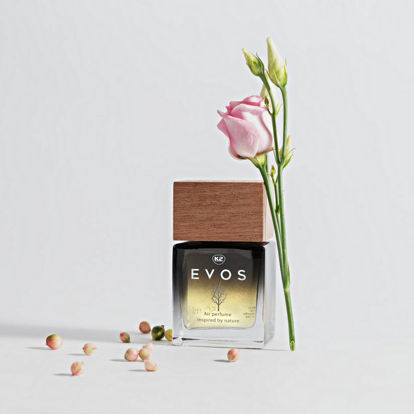 K2 EVOS UNICORN FLAKON 50ML PERFUMY DO SAMOCHODU AUTA ZAPACH ATOMIZER