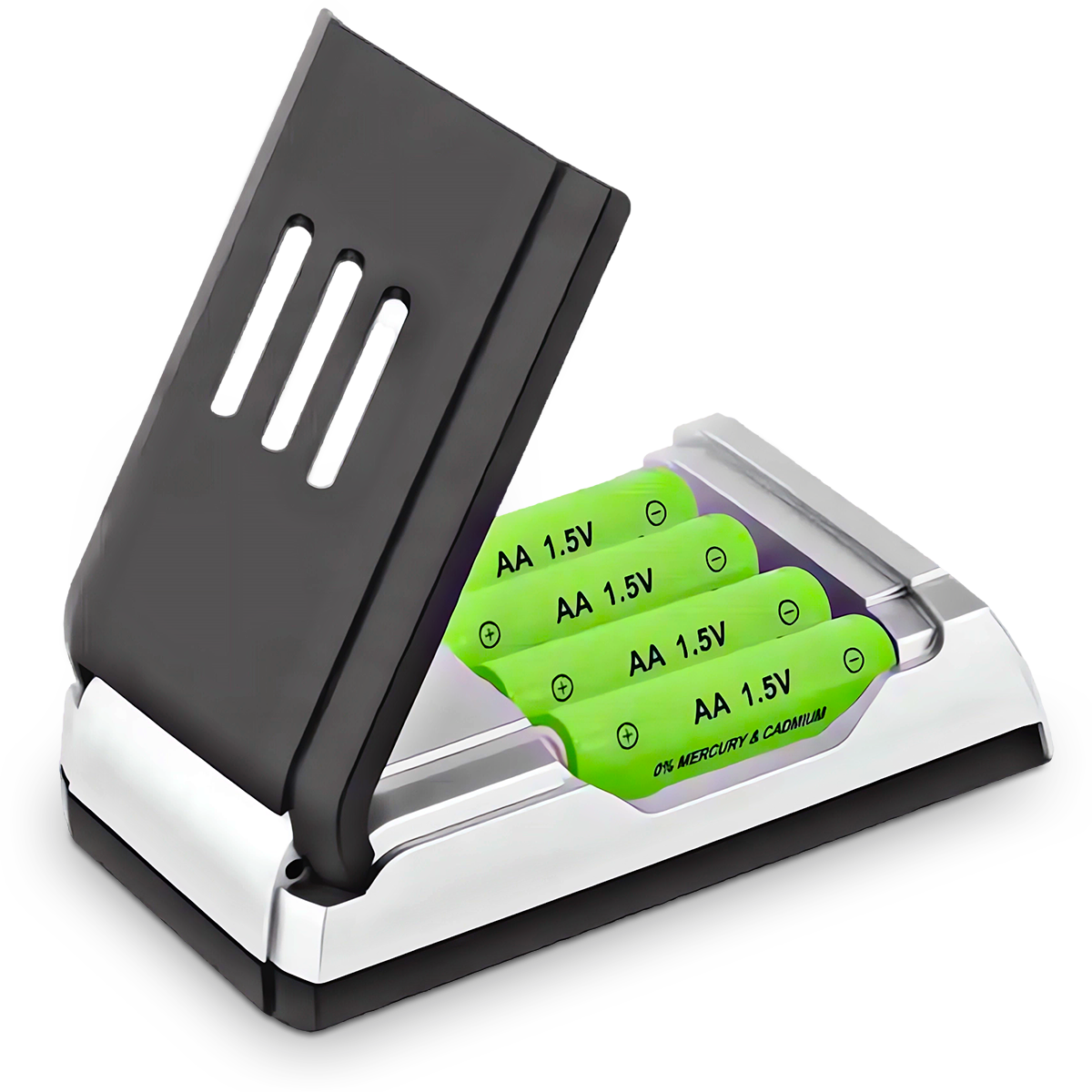 Szybka Ładowarka do Baterii Akumulatorków Paluszków AA i AAA Automatyczna