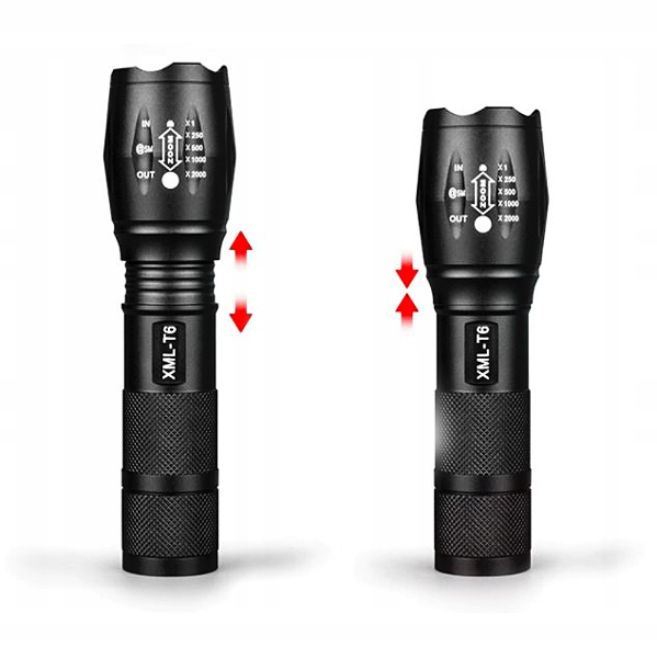 LATARKA LED SZPERACZ XM-L T6 ZOOM