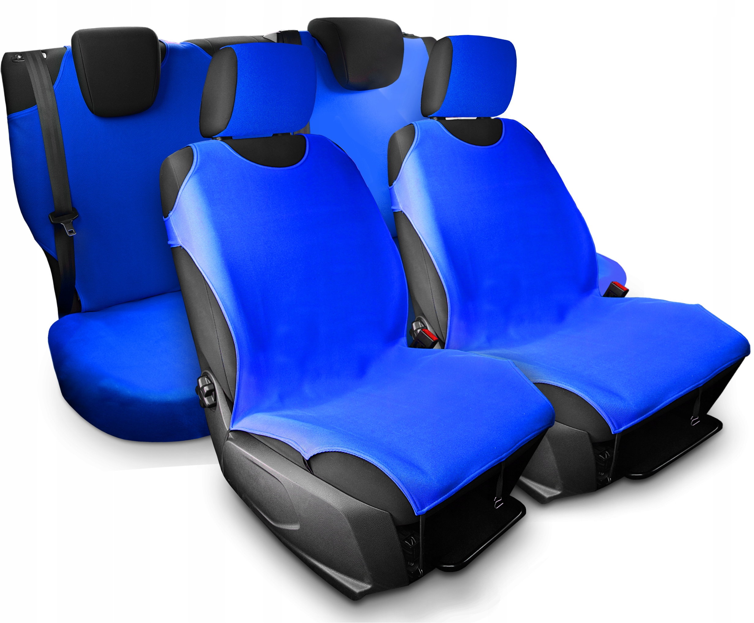 KOSZULKI POKROWCE SAMOCHODOWE TYŁ PRZÓD 7 KOLORÓW