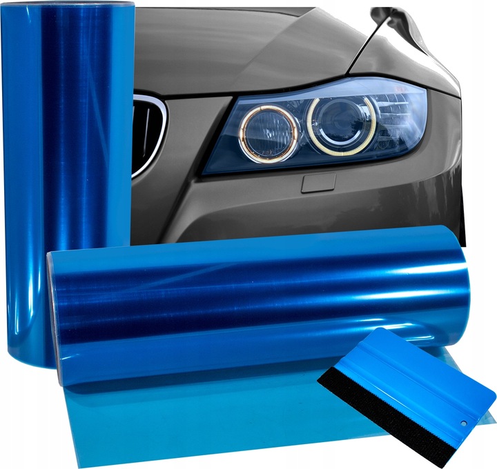 FOLIA DO LAMP 2M NIEBIESKA Z RAKLĄ