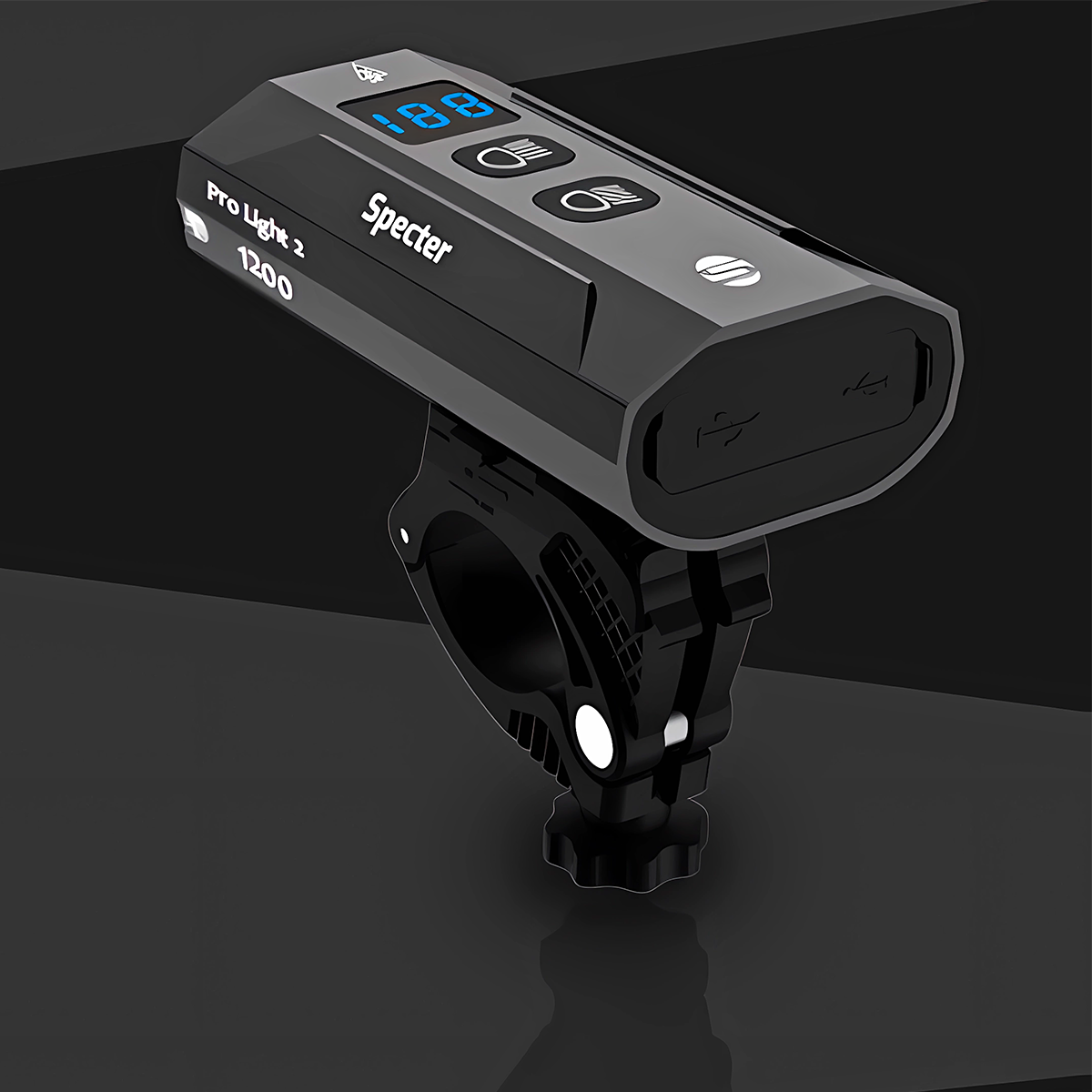 Oświetlenie rowerowe Specter ProLight2 1200lm 3 LED lampa lampka rowerowa