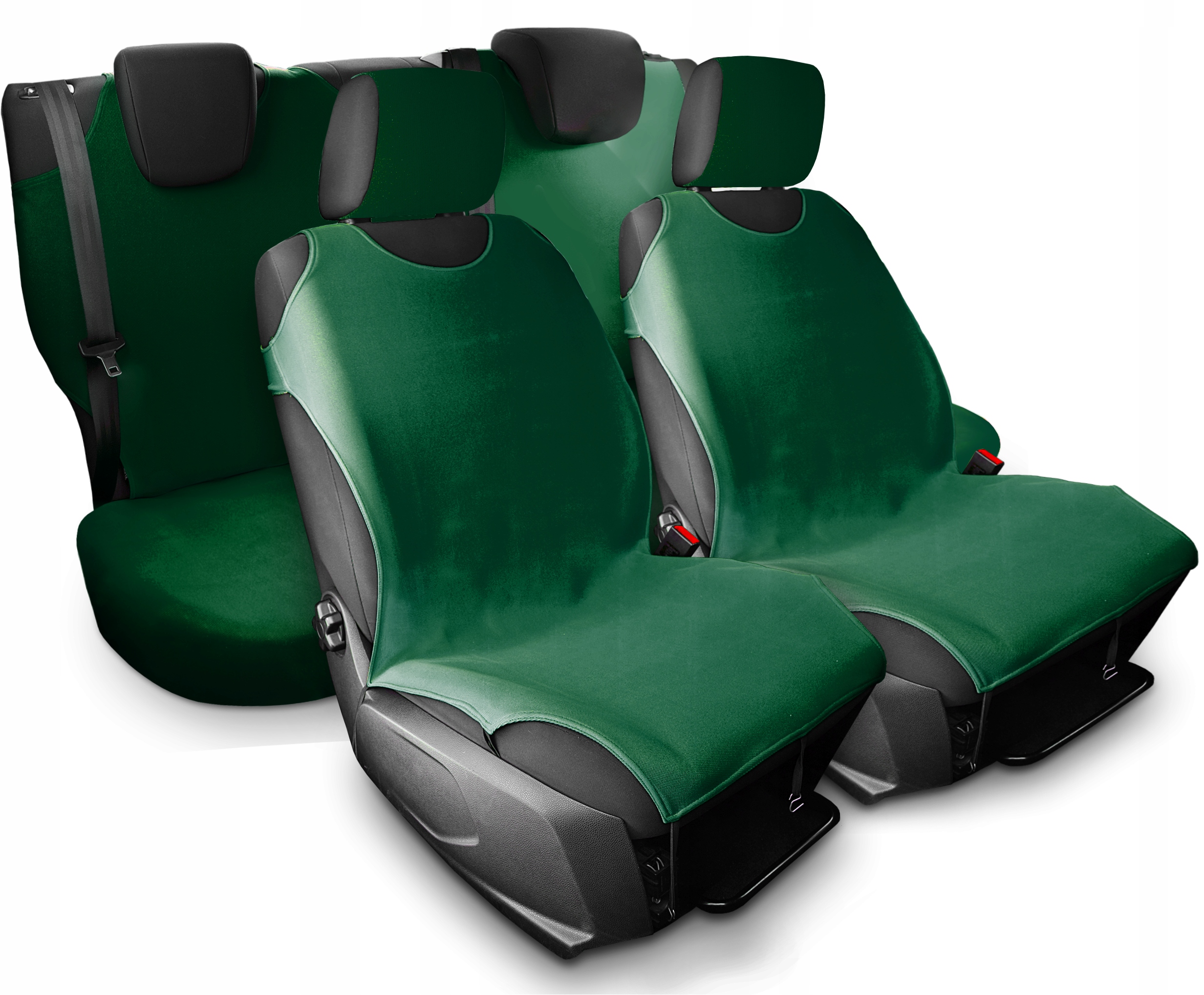 KOSZULKI POKROWCE SAMOCHODOWE TYŁ PRZÓD 7 KOLORÓW