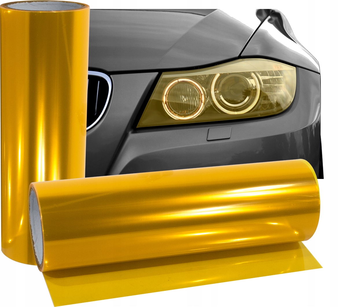FOLIA DO LAMP 0,3 X 0,5M - ŻÓŁTA