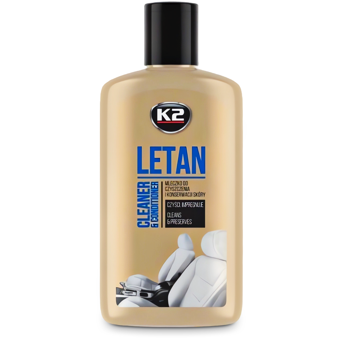 ZESTAW DO CZYSZCZENIA SKÓRY K2 LETAN PŁYN MLECZKO APLIKATOR SZCZOTKA