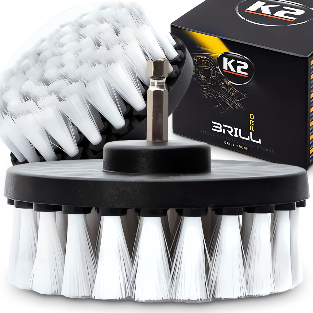 K2 Brill Szczotka Na Wkrętarkę Do Czyszczenia Auta Wnętrza Detailingu