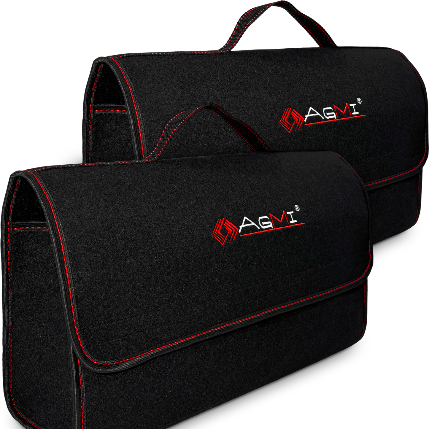 2X DUŻA TORBA DO BAGAŻNIKA SAMOCHODU KUFER ORGANIZER ETUI RZEPY UCHWYTY