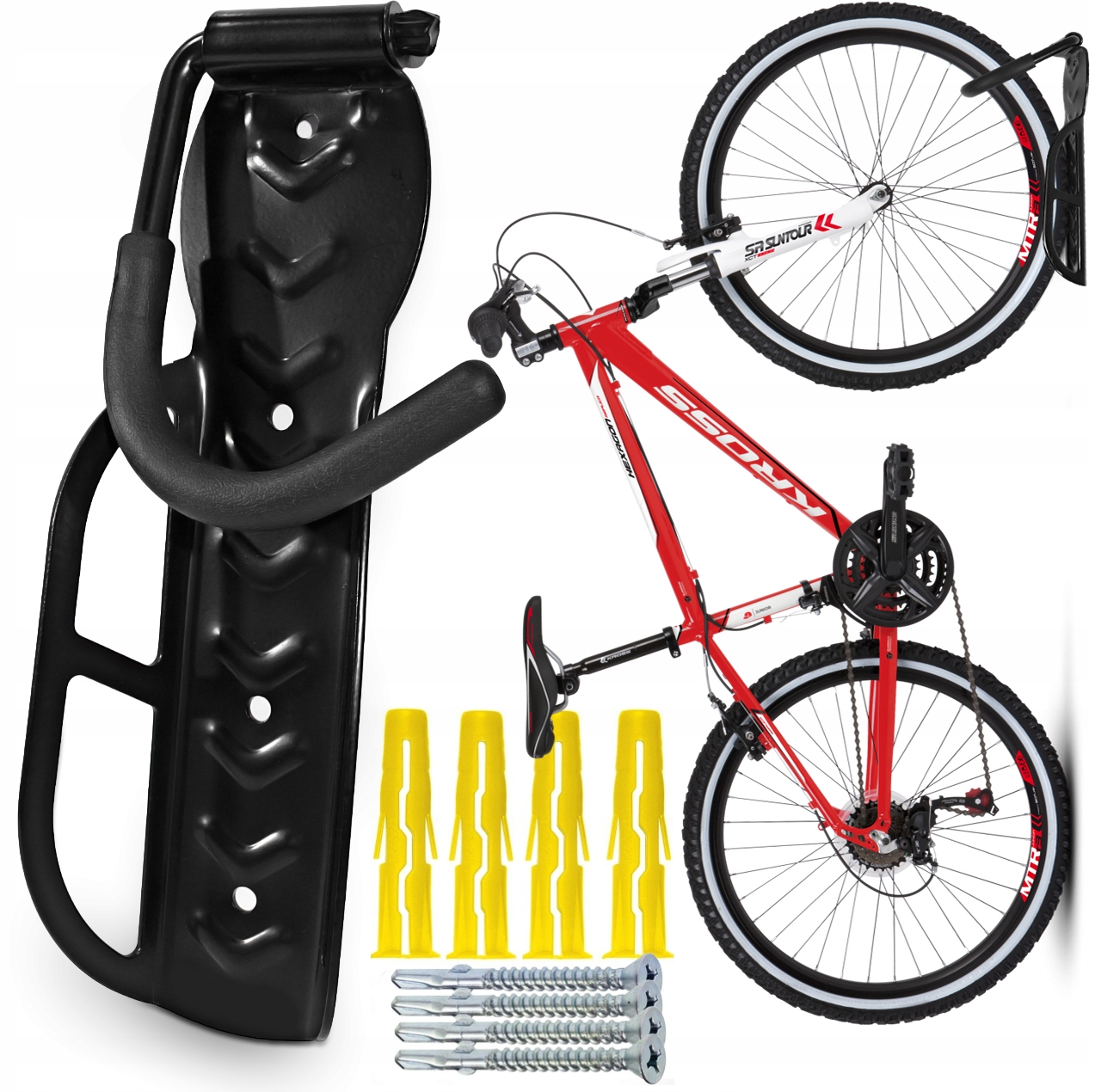 WIESZAK HAK NA ROWER ŚCIANĘ UCHWYT ROWEROWY