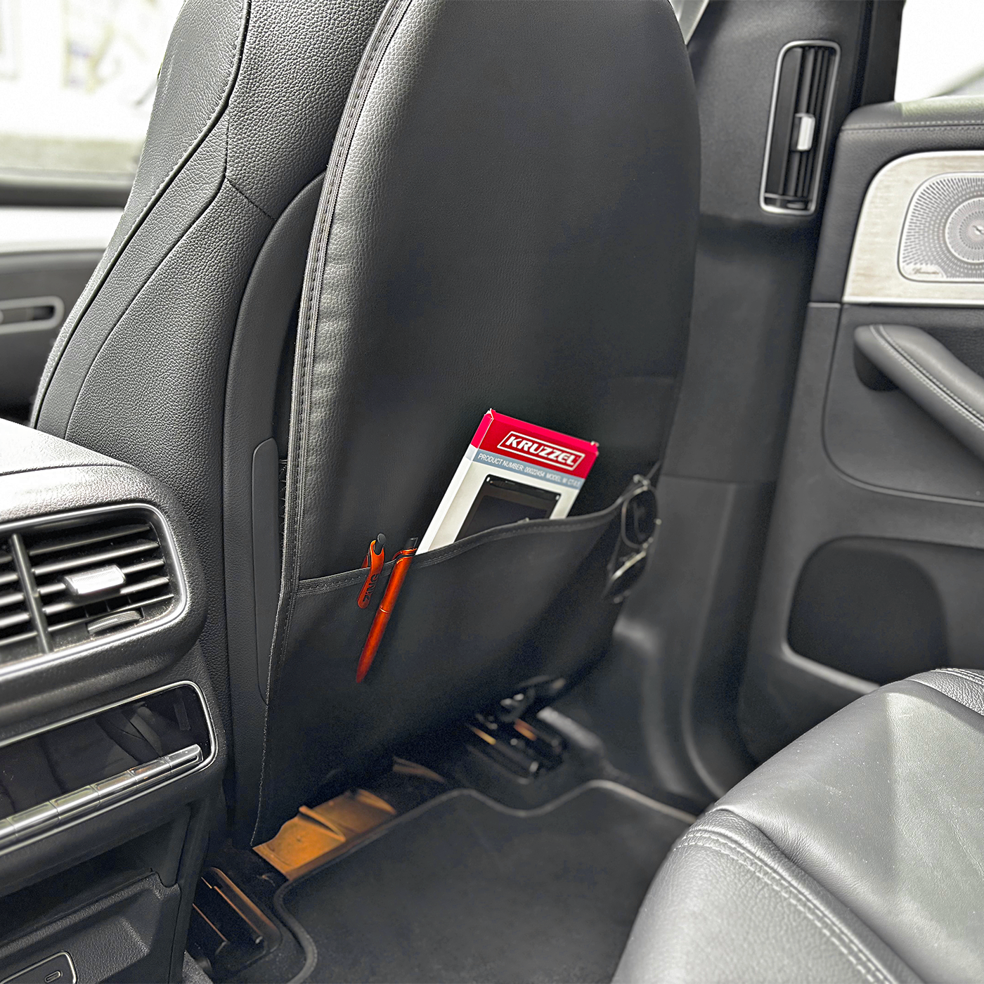 2X OSŁONA NA TYŁ FOTELA Z KIESZENIĄ MATA NIEPRZEMAKALNA OCHRANIACZ POKROWIE