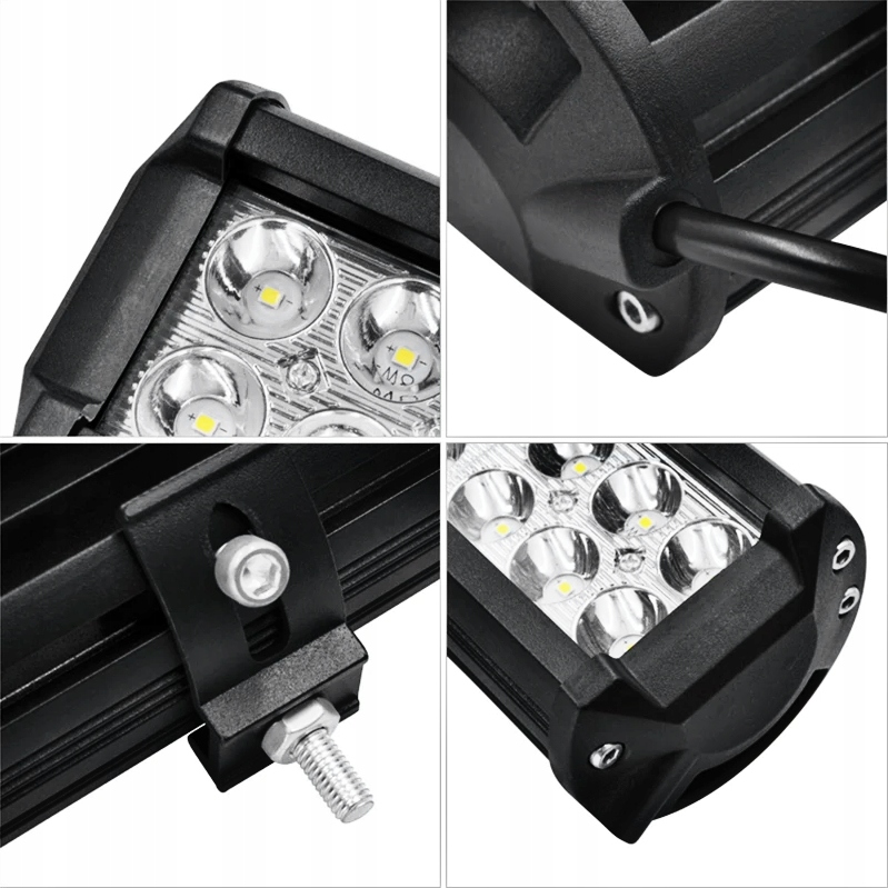 LAMPA ROBOCZA 36W PANEL 12 LED HALOGEN 12V 24V
