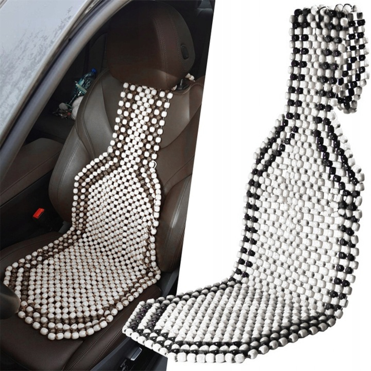 MATA NA SIEDZENIE KORALIK BIAŁA