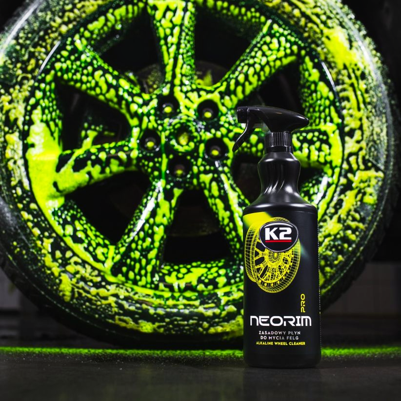 K2 ZESTAW DO KÓŁ OPON PŁYN DO MYCIA FELG DRESSING OPON SZCZOTKA APLIKATOR