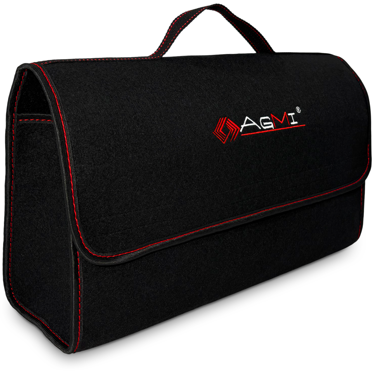 DUŻA TORBA DO BAGAŻNIKA SAMOCHODU KUFER ORGANIZER ETUI RZEPY UCHWYTY FILC