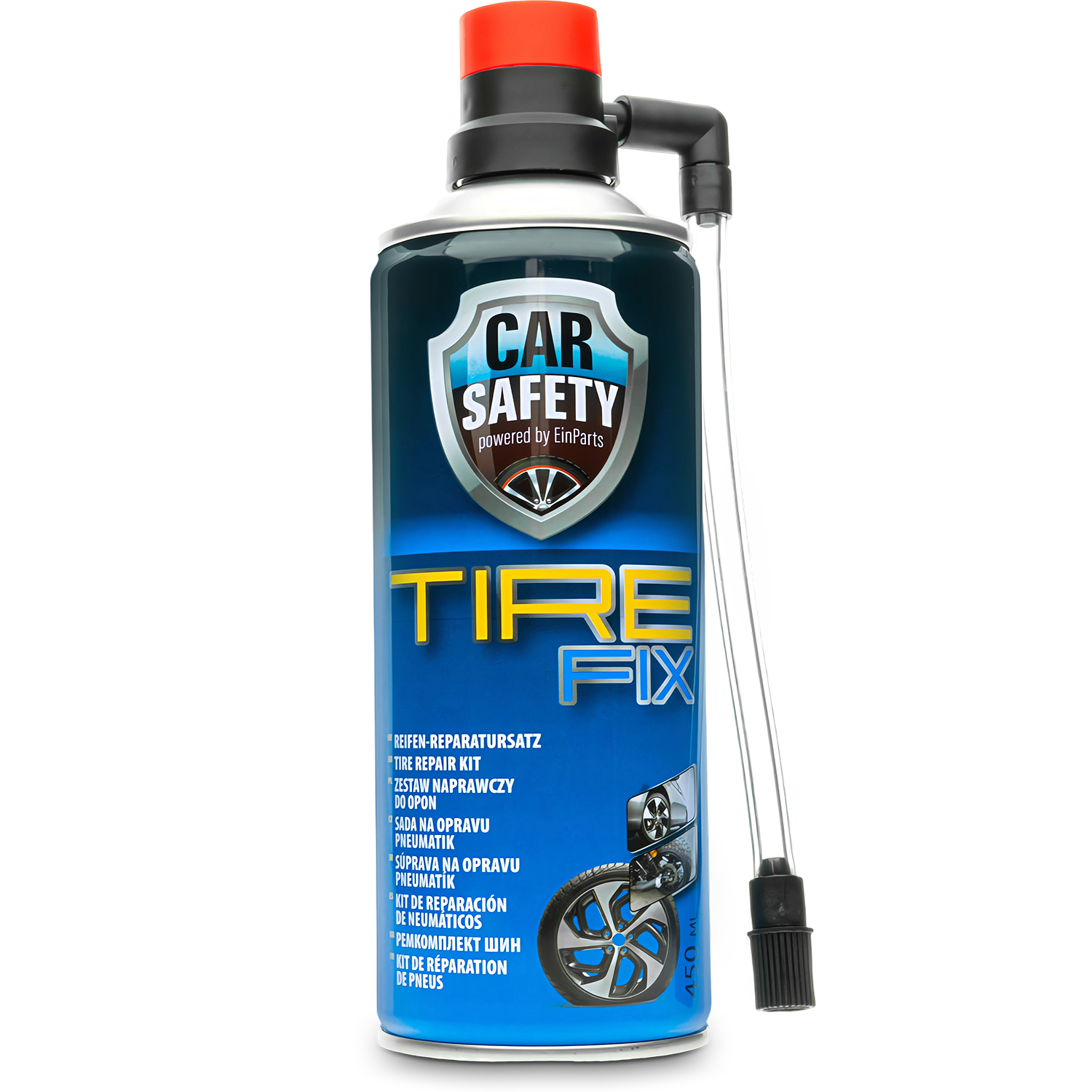 USZCZELNIACZ DO OPON AEROZOL DO POMPOWANIA ZESTAW NAPRAWCZY 450ML SPRAY