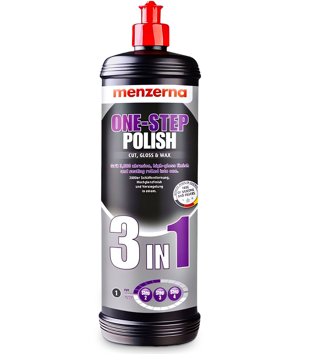 Menzerna 3W1 1000ML One Step Gąbki Polerskie Zestaw Do Polerowania Lakieru