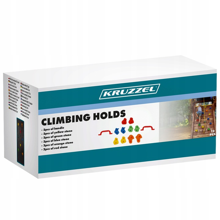 2X Kamienie Wspinaczkowe Uchwyty do Wspinaczki Duże dla Dzieci Zestaw Śruby