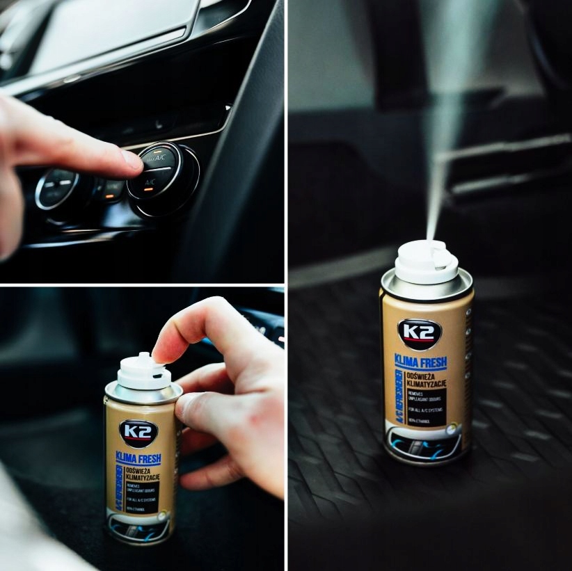 K2 KLIMA FRESH ODGRZYBIACZ KLIMATYZACJI LEMON ŚRODEK DO DEZYNFEKCJI