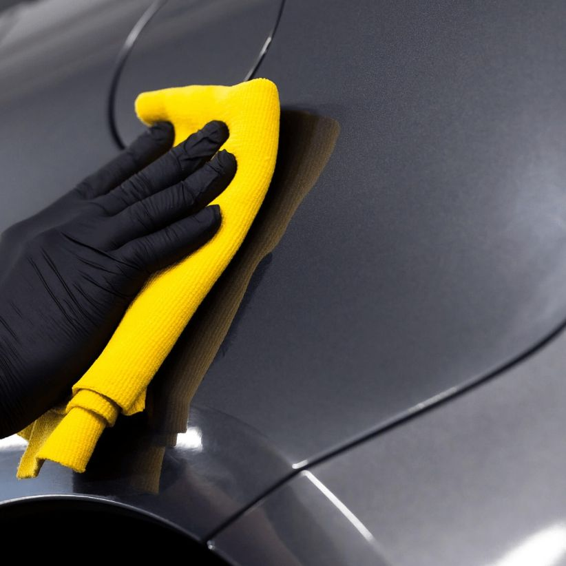 Środek Do Usuwania Rys Z Lakieru Samochodu Płyn Pasta Mleczko Aplikator K2