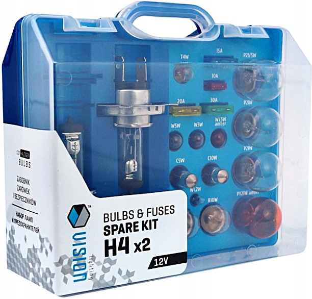 ZESTAW ŻARÓWEK 2XH4 +17 ELEMENTÓW