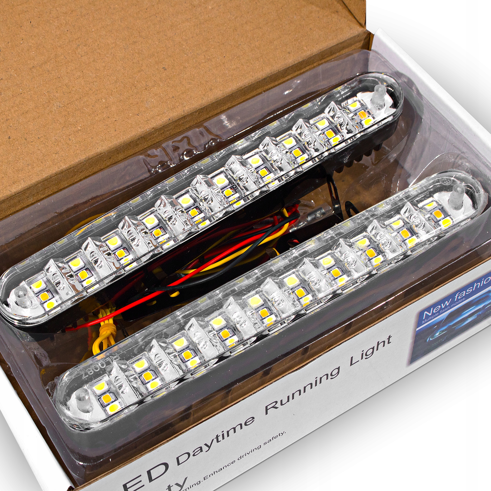 LAMPY LED SMD ŚWIATŁA DO JAZDY DZIENNEJ Z KIERUNKOWSKAZAMI