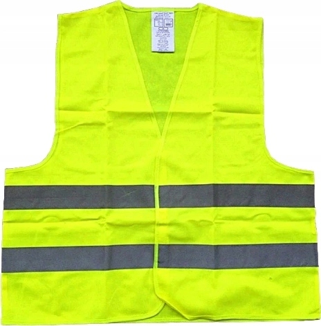 KAMIZELKA OSTRZEGAWCZA ODBLASKOWA SELEDYNOWA ROBOCZA