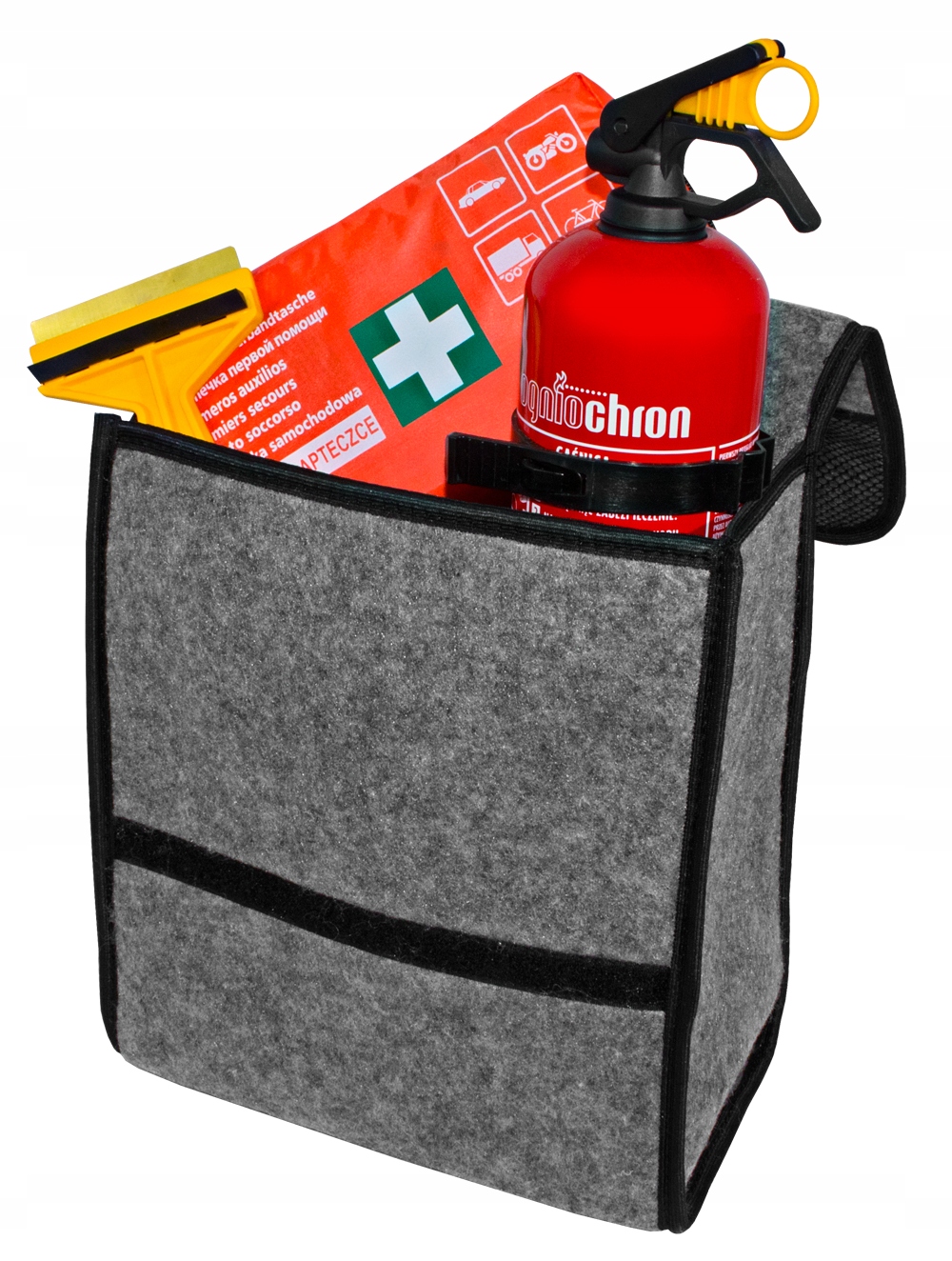 SZARA TORBA DO BAGAŻNIKA ORGANIZER KUFEREK