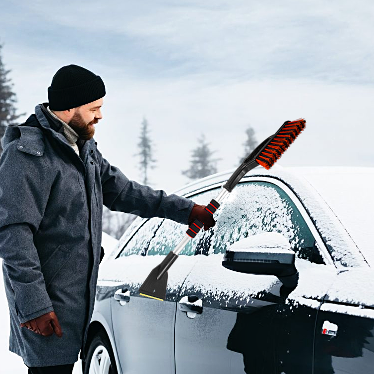 Osłona Antyszronowa Na Szybę Mata 188x80cm Skrobaczka Szczotka 65 Mosiężna