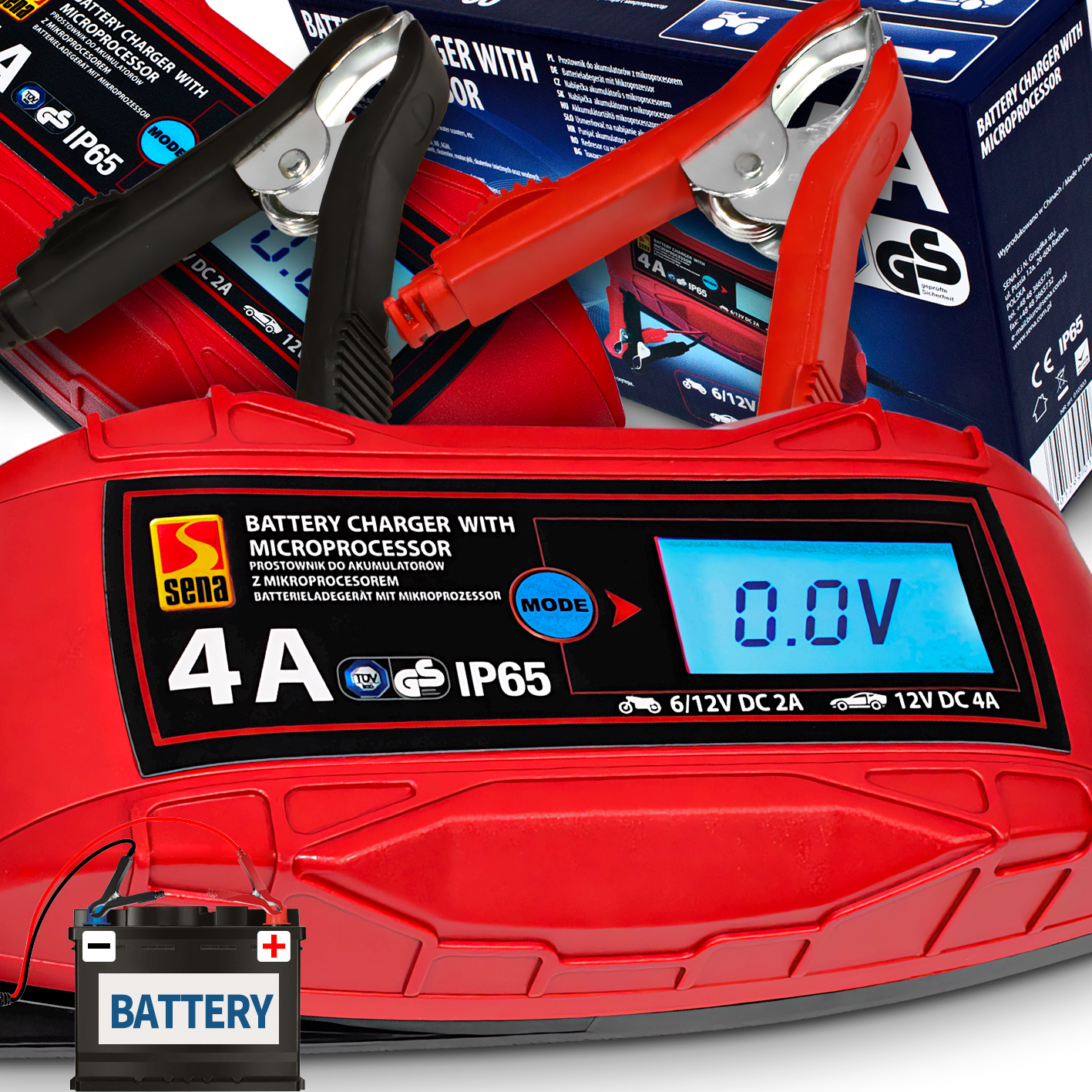 PROSTOWNIK DO AKUMULATORÓW Z MIKROPROCESOREM