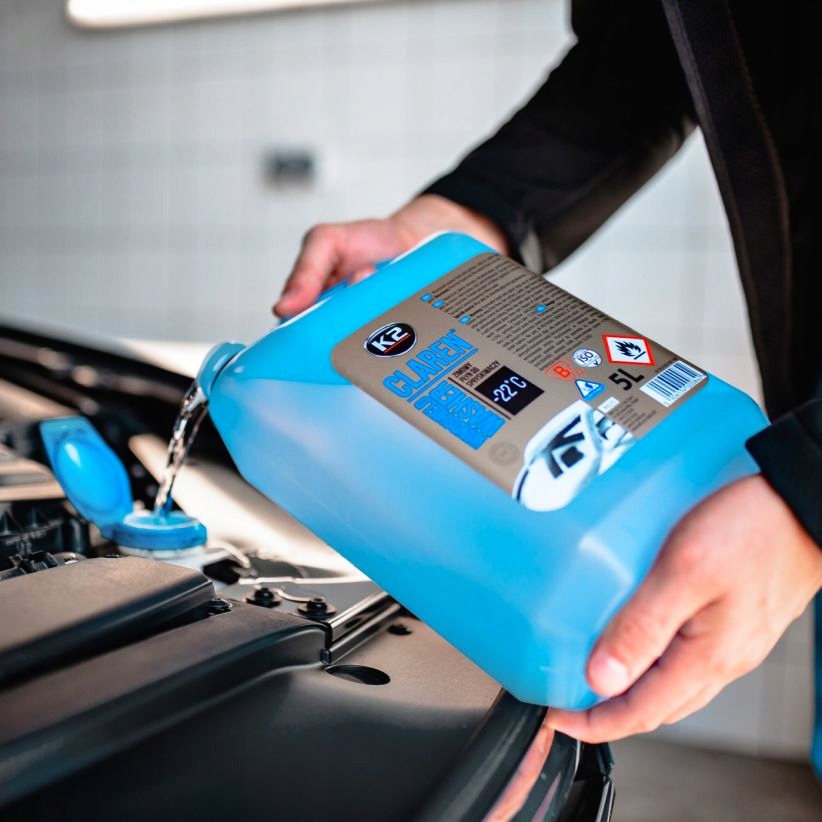 PŁYN DO SPRYSKIWACZY ZIMOWY 5L K2 CLAREN 2x5000ML gotowy do użycia -22C