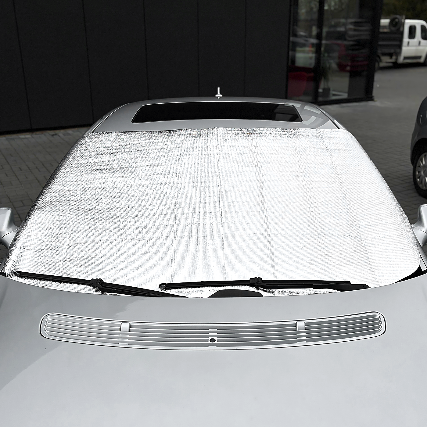 OSŁONA MATA ANTYSZRONOWA 100x200 SKROBACZKA DO SZYB LODU ODMRAŻACZ K2