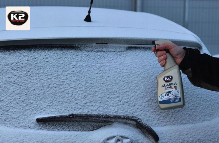 K2 ALASKA ODMRAŻACZ DO SZYB 2x700ML SKROBACZKA MURSKA MOSIEŻNYM OSTRZEM 575