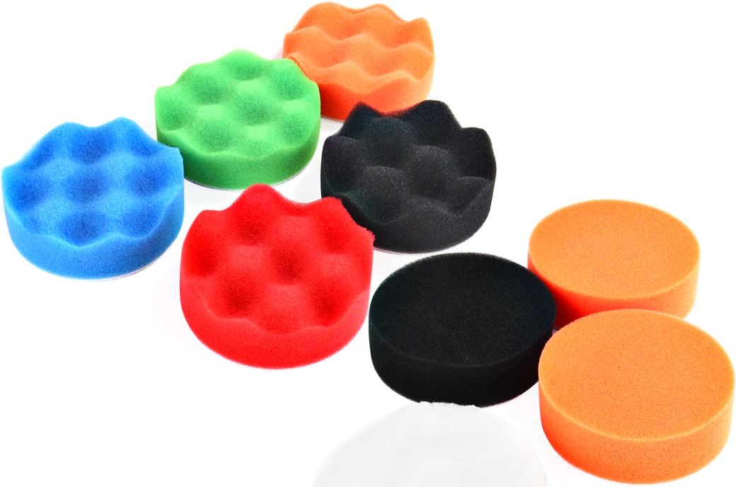 ZESTAW XXL 12el GĄBEK GĄBKI PADY + K2 PASTA POLERSKA DO POLEROWANIA LAKIERU