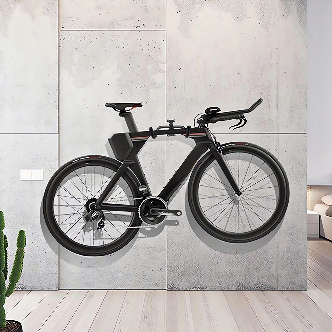 Wieszak Rowerowy Ścienny Uchwyt Składany Stalowy Na Rower do 40kg Hak