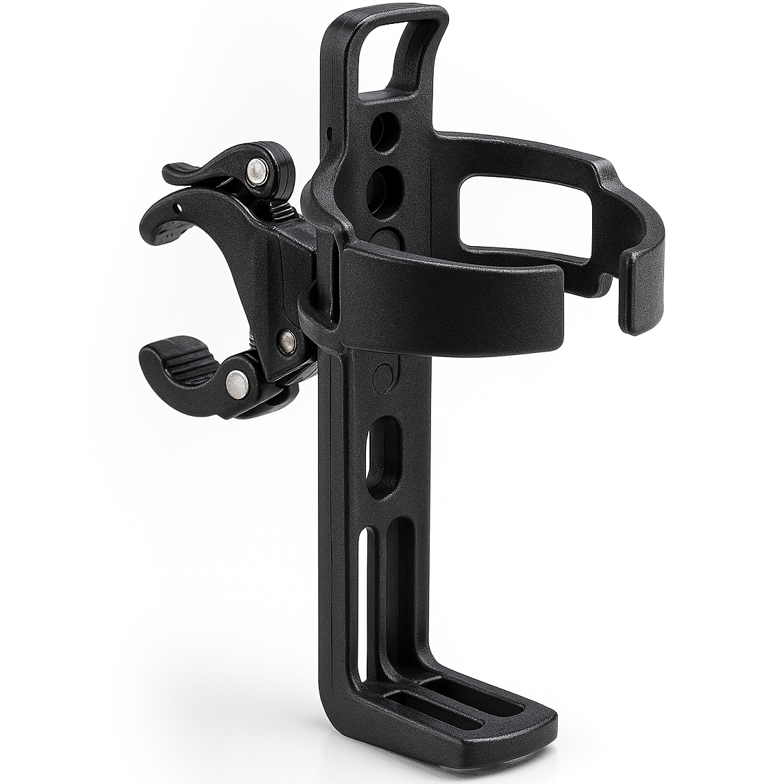 UCHWYT NA BIDON KOSZYK UNIWERSALNY NA KIEROWNICĘ ROWER MOCOWANIE NA BUTELKĘ