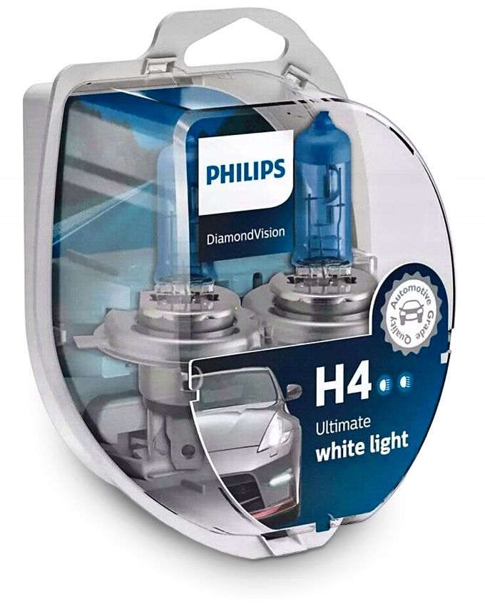 ŻARÓWKI PHILIPS H4 DIAMOND VISION 5000K