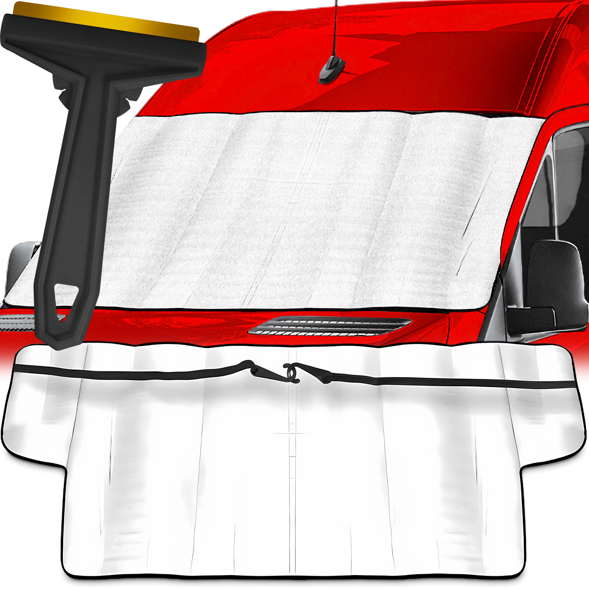 MATA ANTYSZRONOWA NA SZYBĘ DO BUSA 260X100 SKROBACZKA MURSKA 575 DO LODU