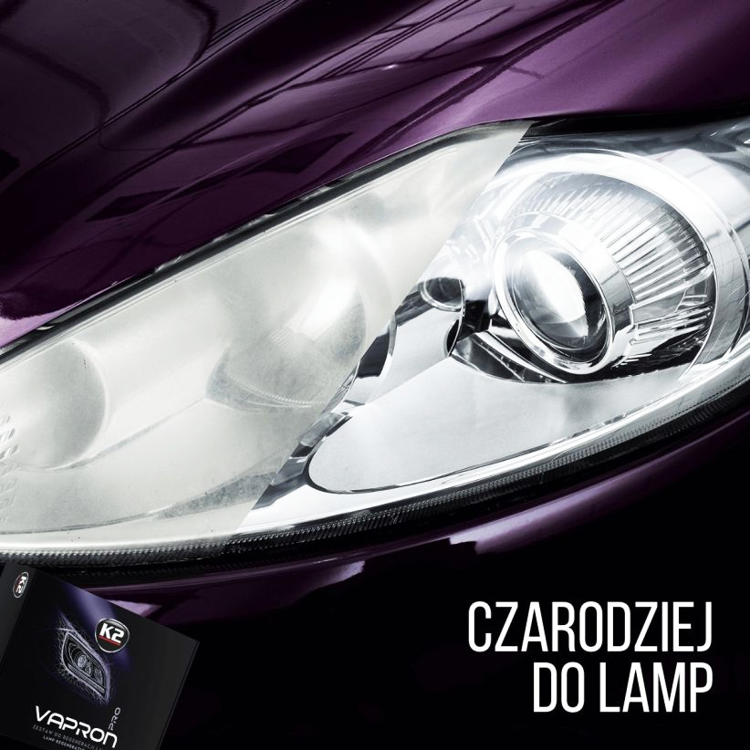 K2 VAPRON CZAJNICZEK DO REGENERACJI LAMP POLEROWANIA LAMP PROTECT POWŁOKA