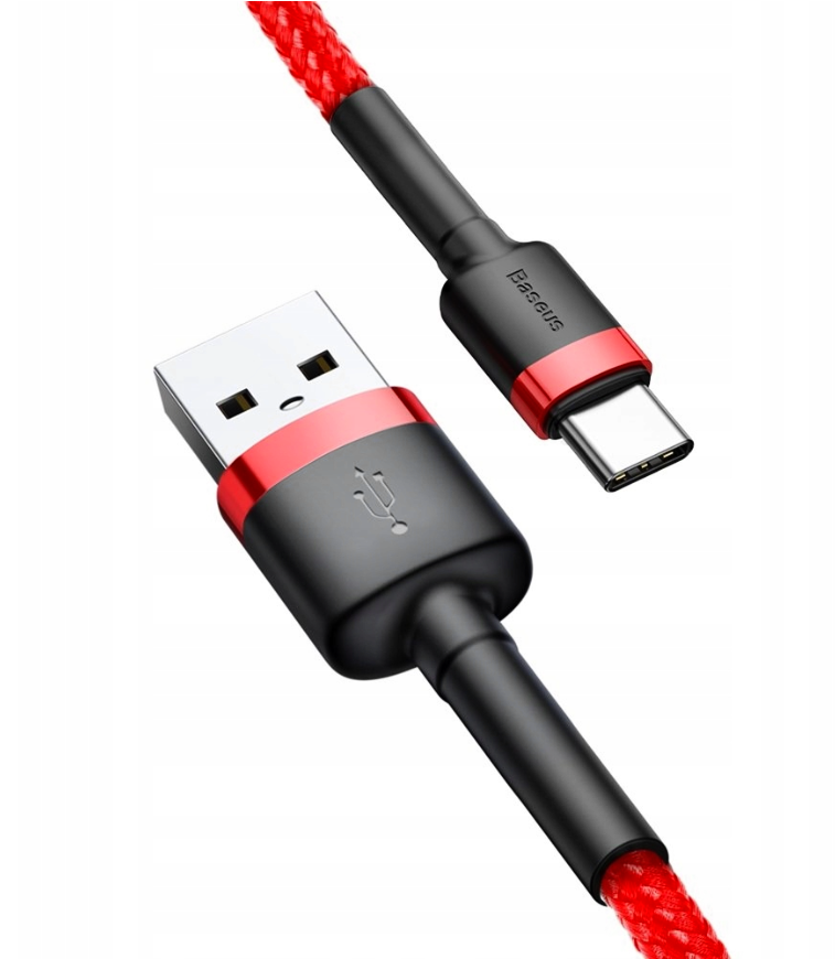 BASEUS MOCNY KABEL USB USB-C TYP-C PRZEWÓD OPLOT QUICK CHARGE 3.0 2A 3M